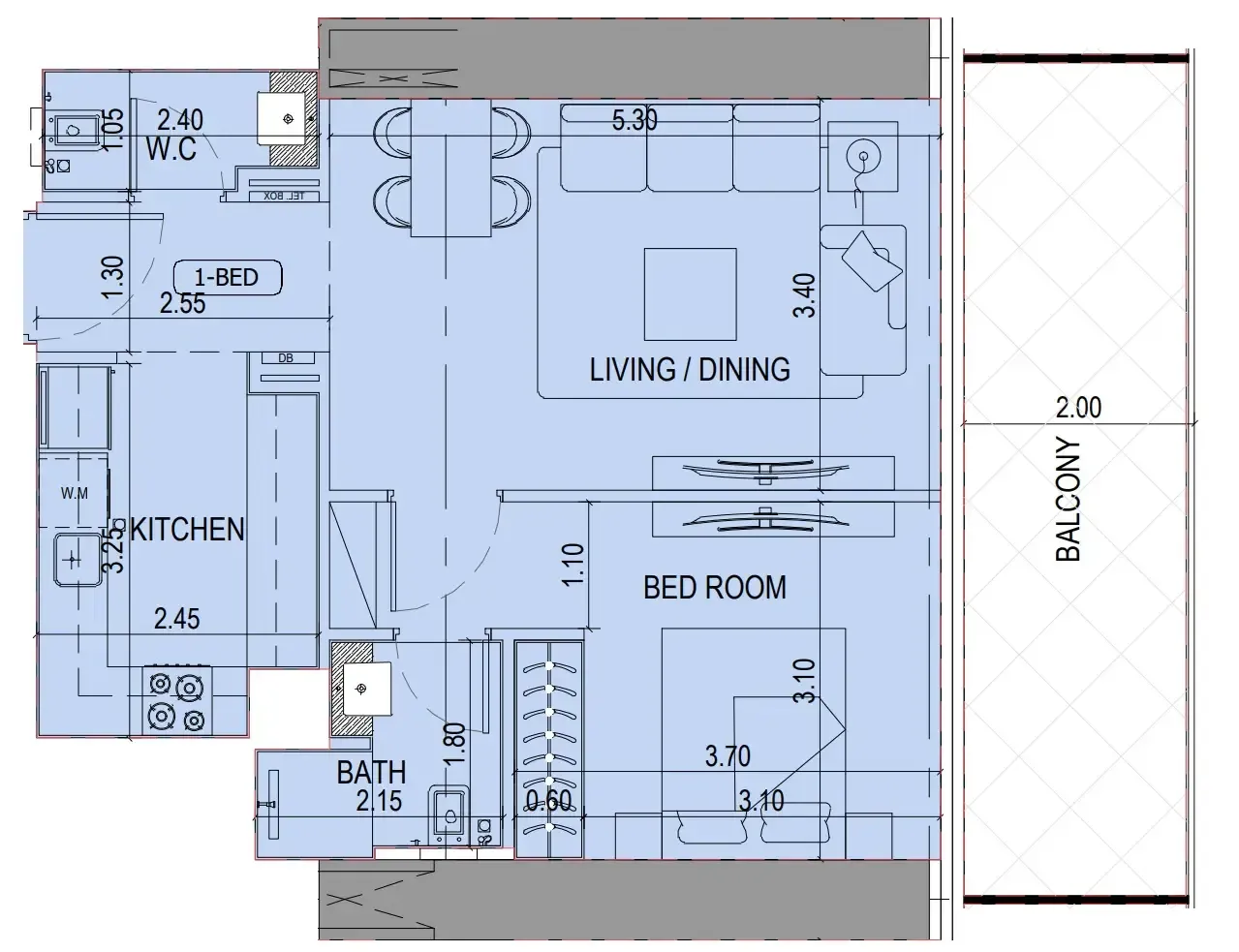 Binghatti Binghatti Sky Terraces floor plan