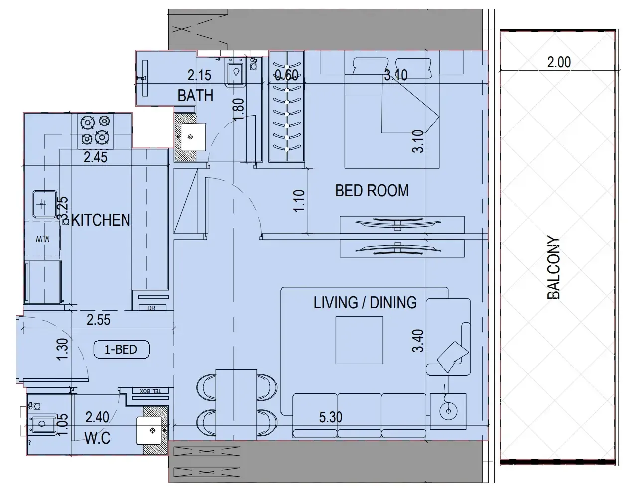 Binghatti Binghatti Sky Terraces floor plan