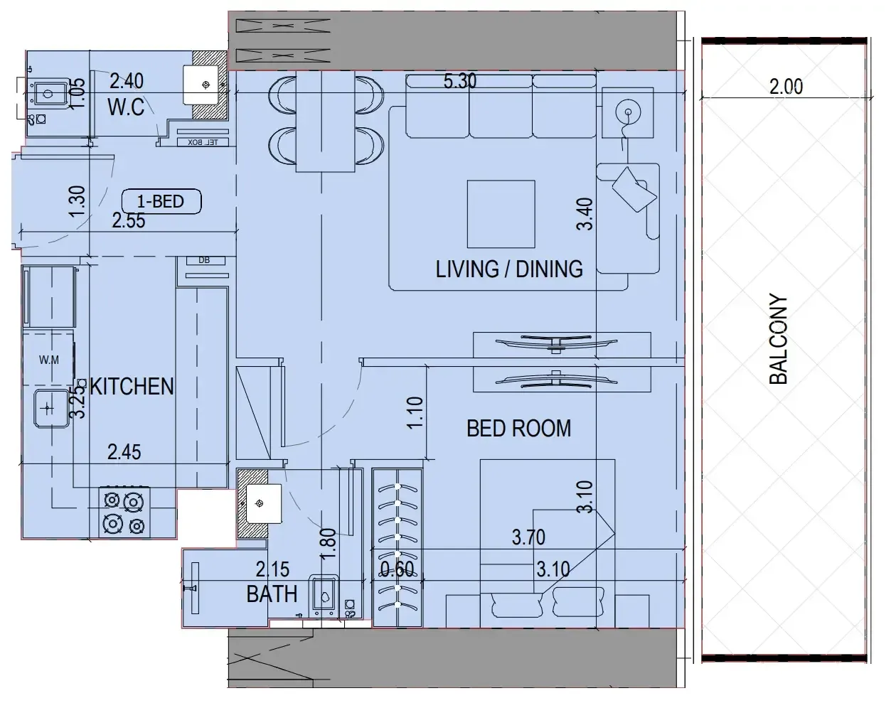 Binghatti Binghatti Sky Terraces floor plan
