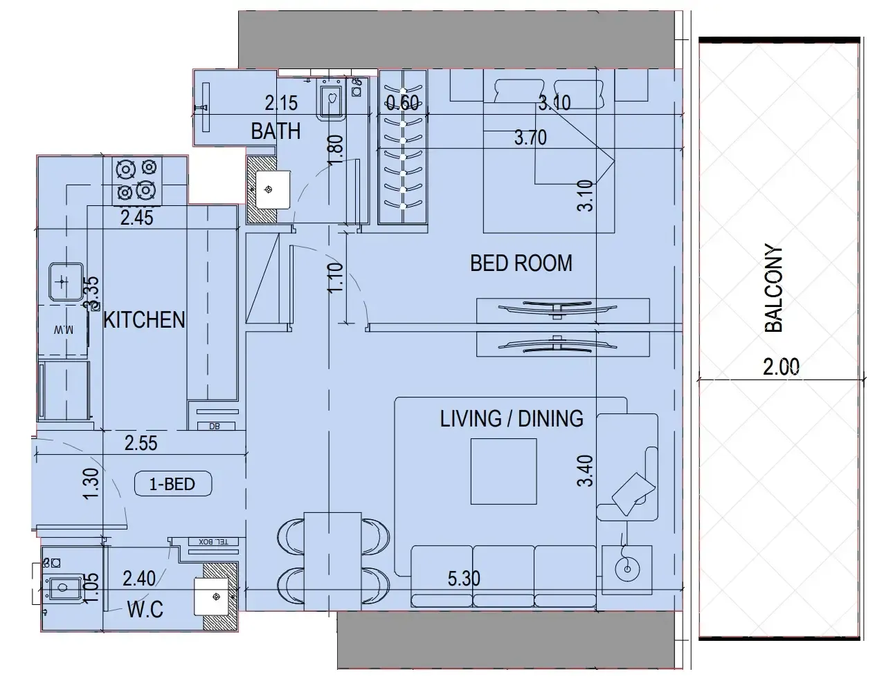 Binghatti Binghatti Sky Terraces floor plan