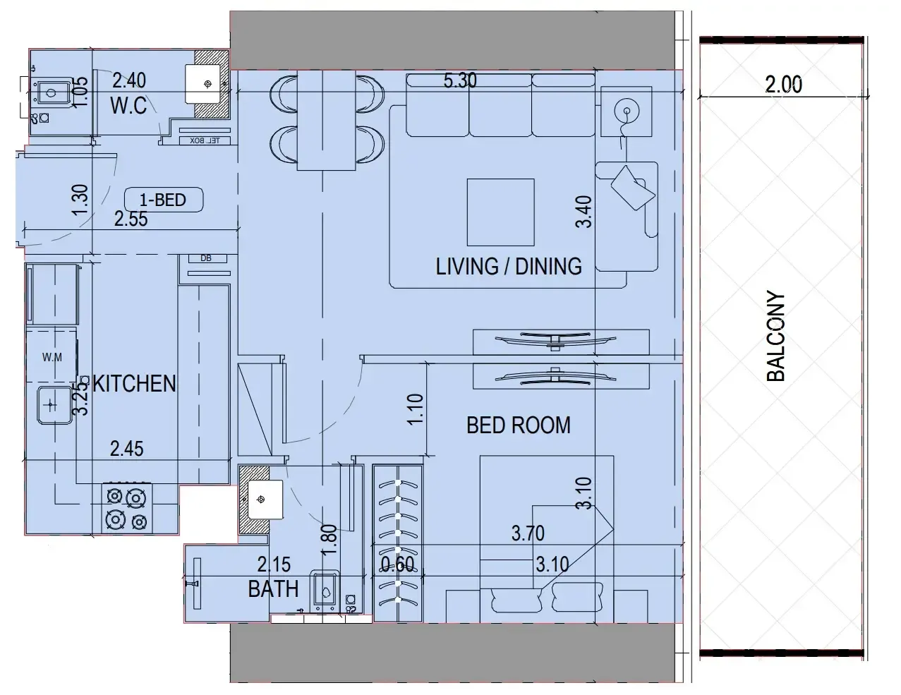 Binghatti Binghatti Sky Terraces floor plan