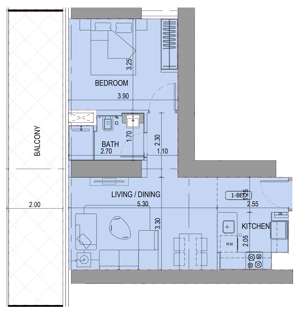 Binghatti Binghatti Sky Terraces floor plan