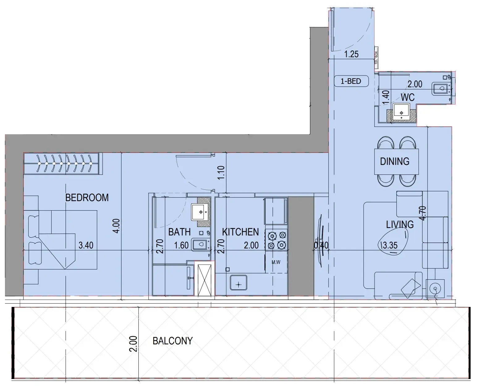 Binghatti Binghatti Sky Terraces floor plan