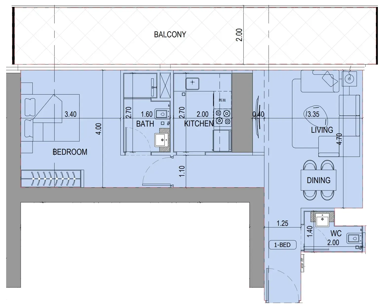 Binghatti Binghatti Sky Terraces floor plan