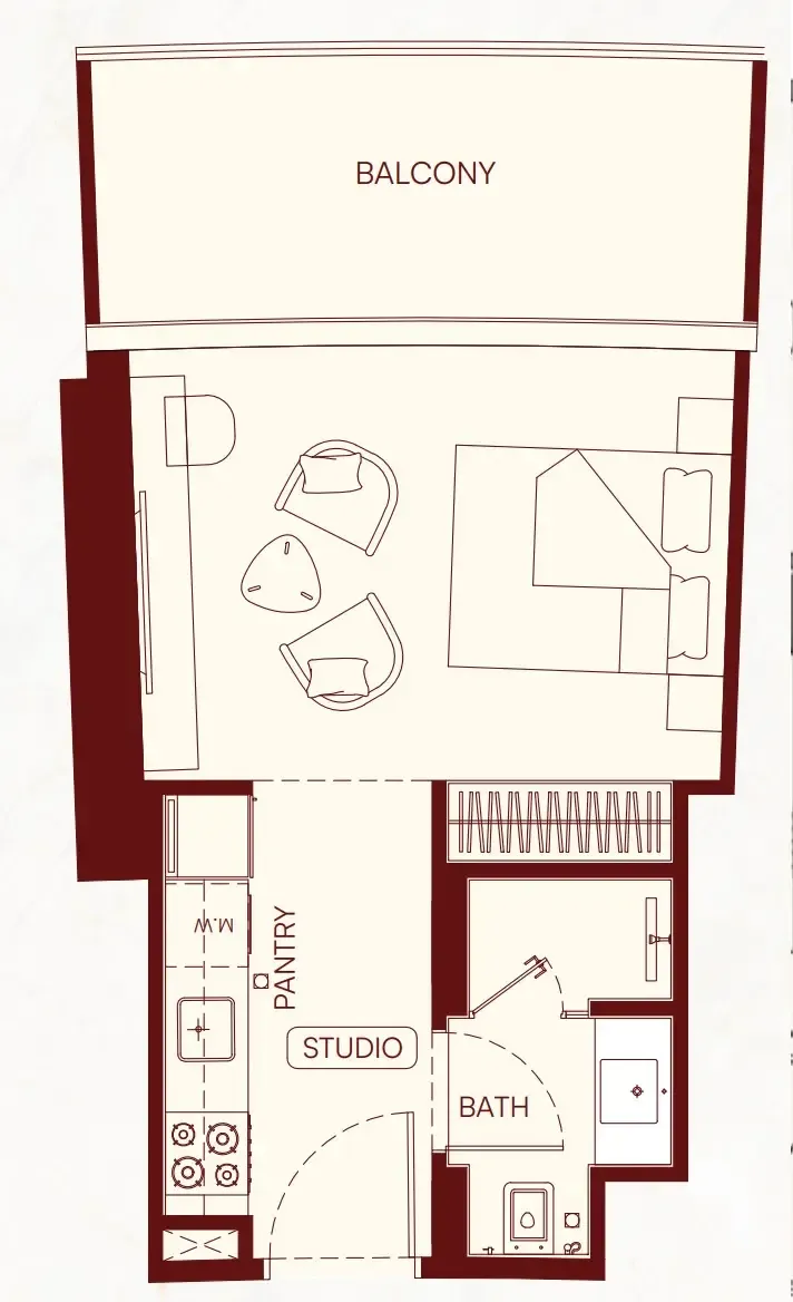 Binghatti Binghatti Skyflame floor plan