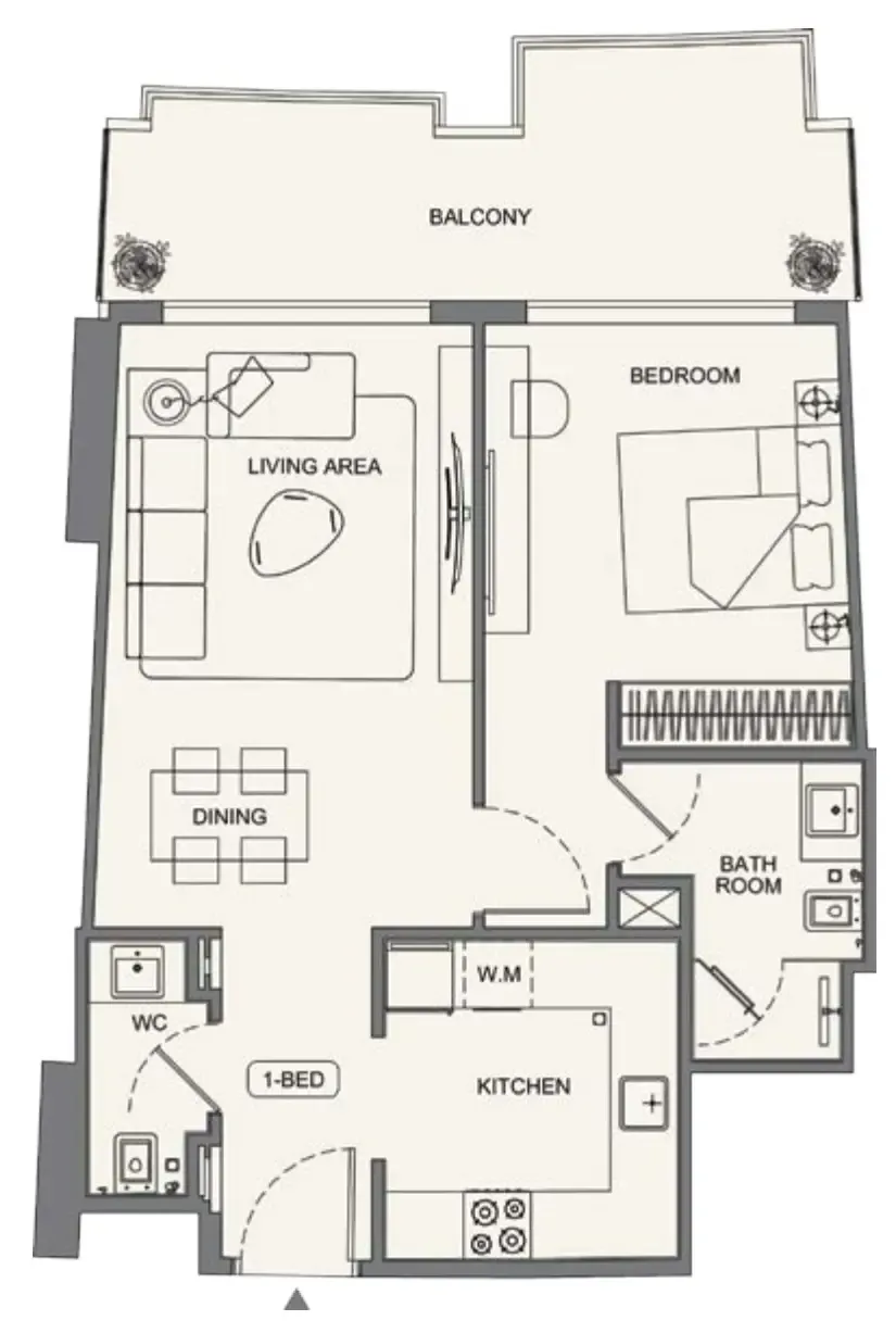 Binghatti Binghatti Wraith floor plan