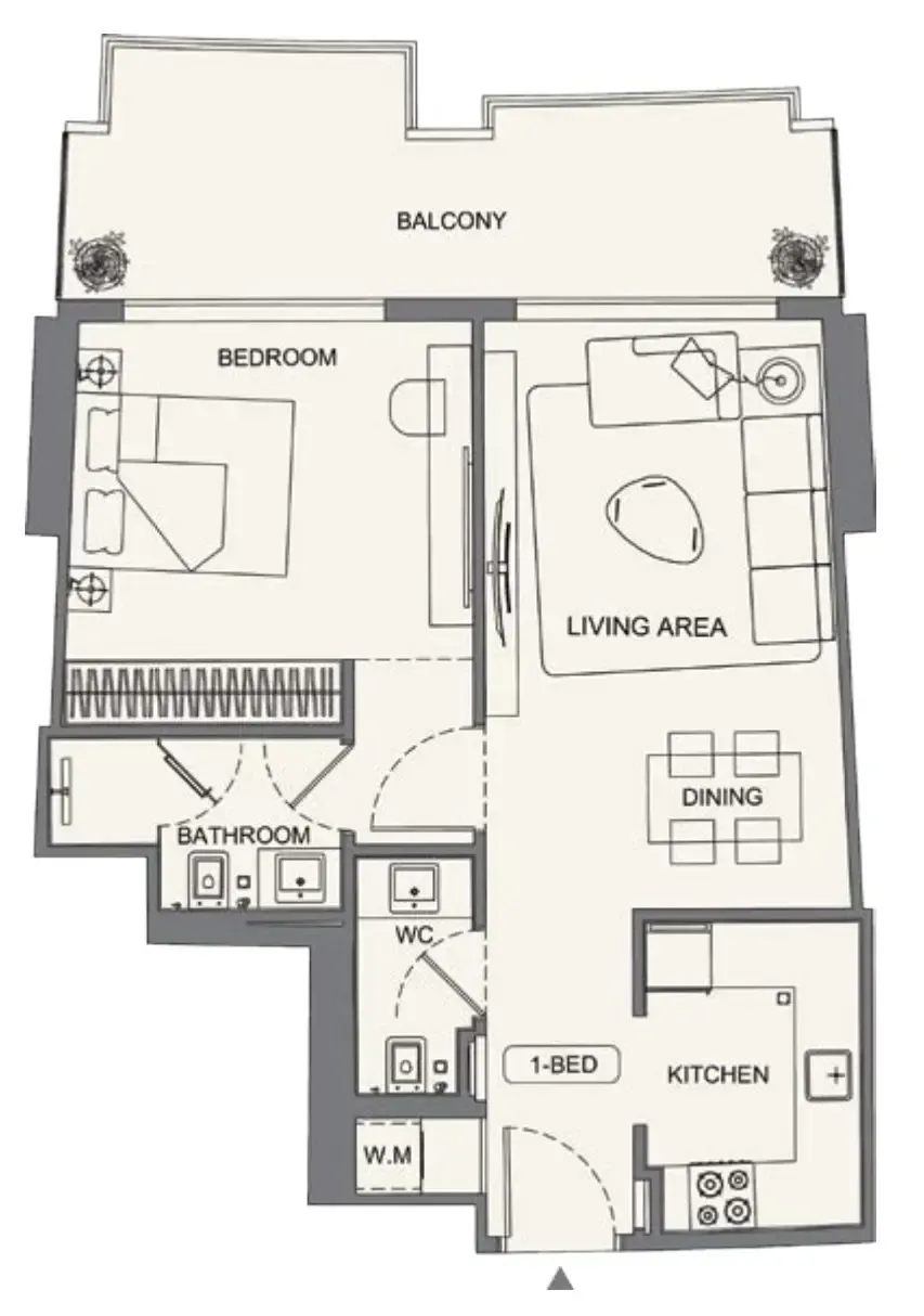 Binghatti Binghatti Wraith floor plan