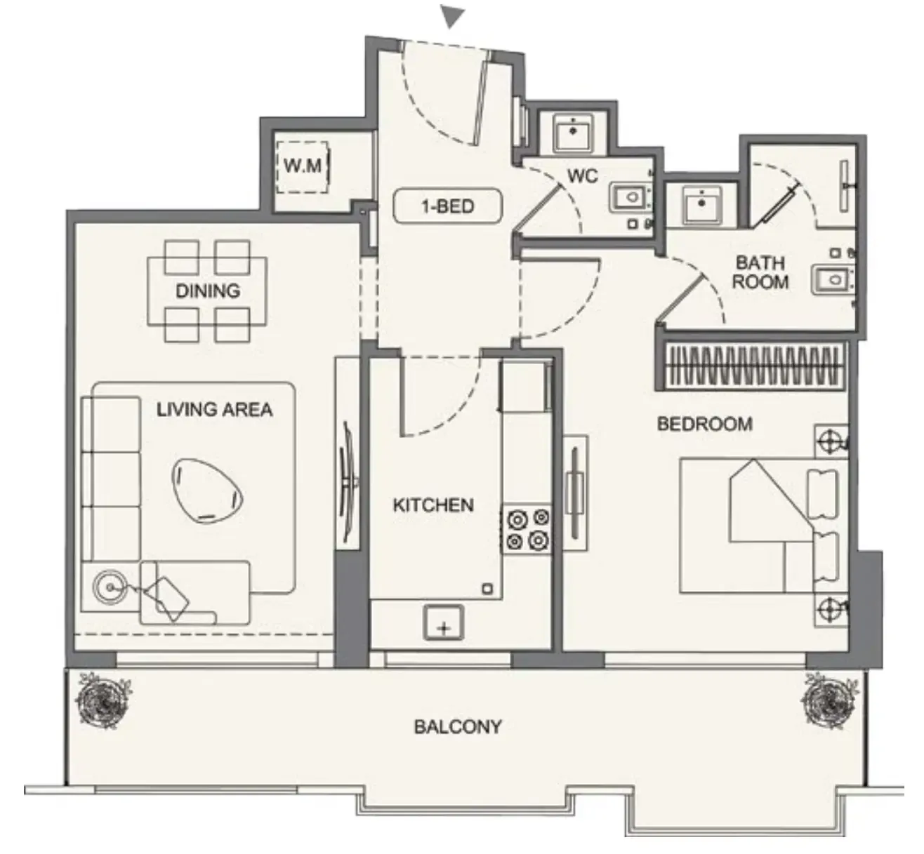 Binghatti Binghatti Wraith floor plan