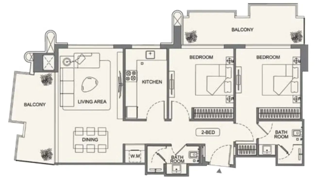 Binghatti Binghatti Wraith floor plan
