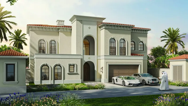 Exterior at Bloom Living - Marbella in Abu Dhabi Abu Dhabi