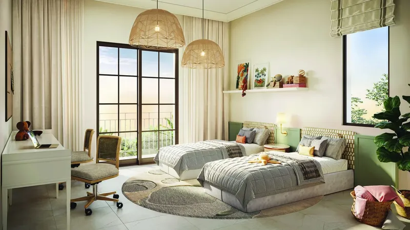 Interior at Bloom Living - Marbella in Abu Dhabi Abu Dhabi