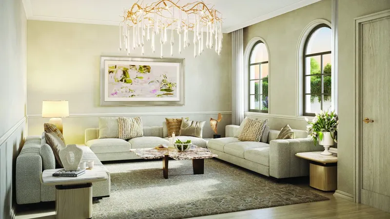 Interior at Bloom Living - Marbella in Abu Dhabi Abu Dhabi