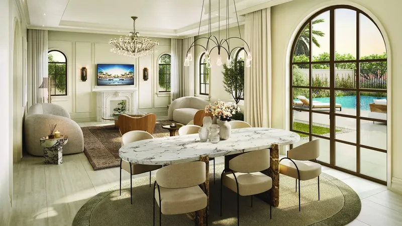 Interior at Bloom Living - Marbella in Abu Dhabi Abu Dhabi