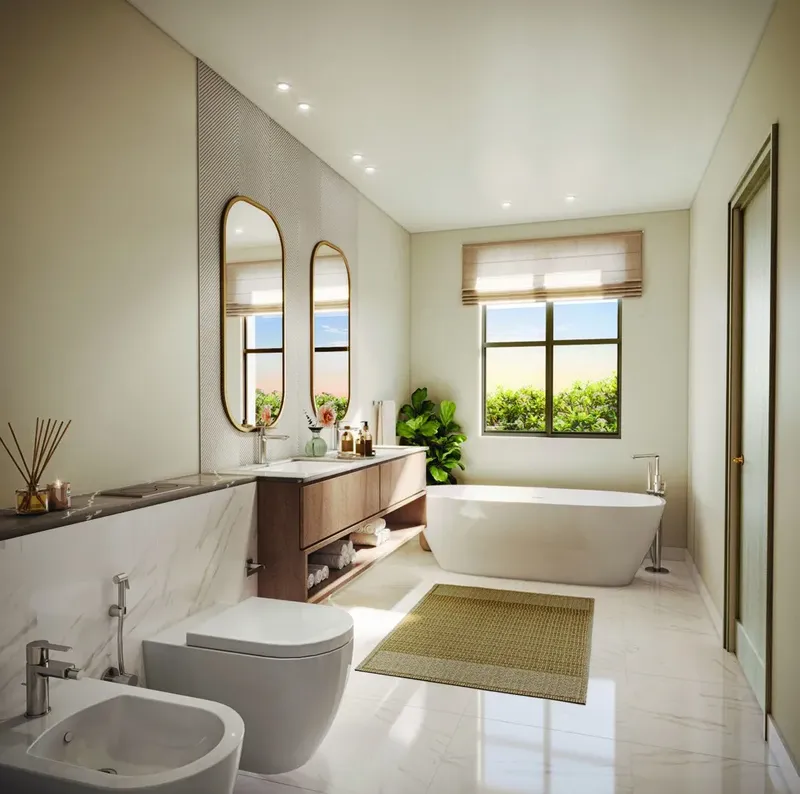 Interior at Bloom Living - Marbella in Abu Dhabi Abu Dhabi