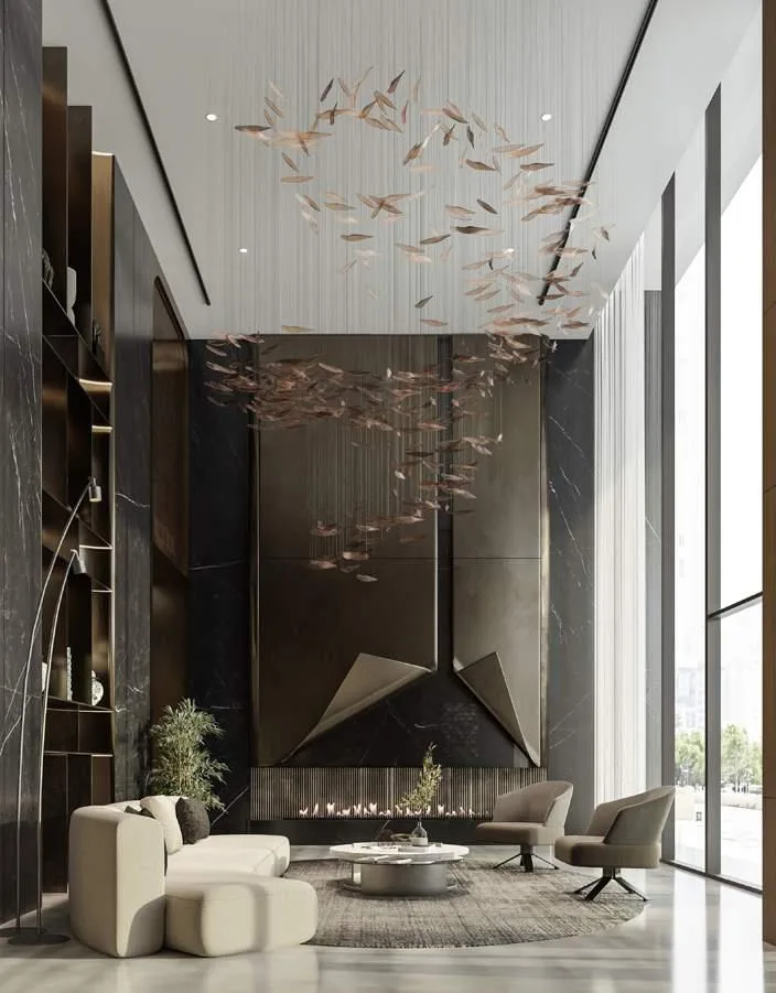 Interior at Bond Enclave in Arjan Dubai