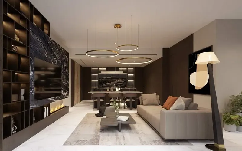 Interior at Bond Enclave in Arjan Dubai