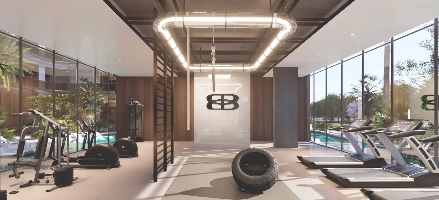 Panoramic Gym With Stunning Views amenity image at Bond Enclave