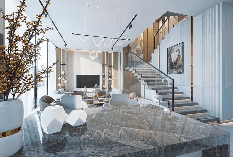 Interior at Bonds Avenue in Dubai Islands Dubai
