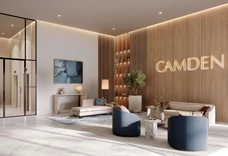 Lobby at Camden in Town Square Dubai