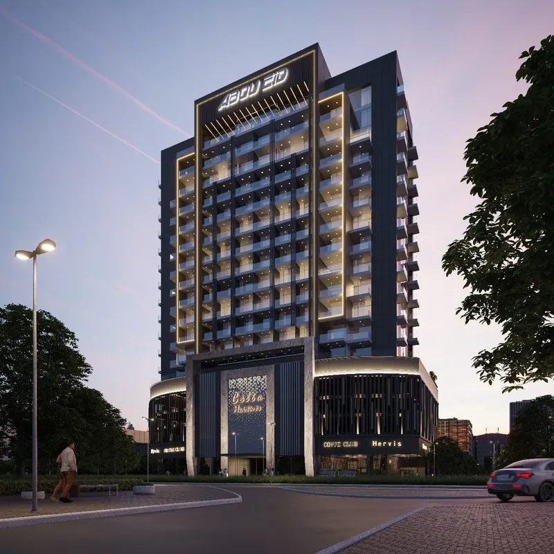 Exterior at Celia Heights in Majan Dubai