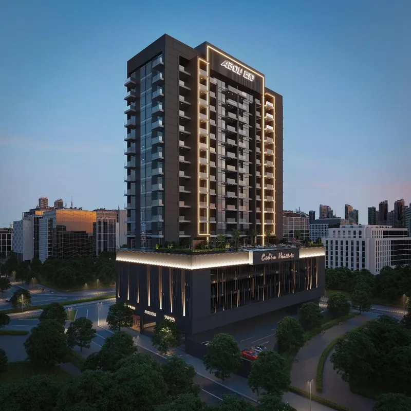 Exterior at Celia Heights in Majan Dubai