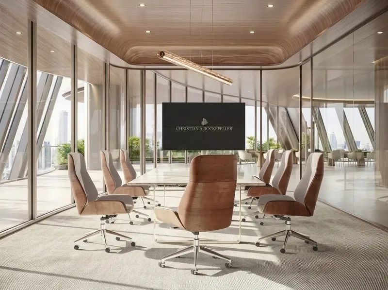 Interior at Christian A. Rockefeller Business Tower in Business Bay Dubai