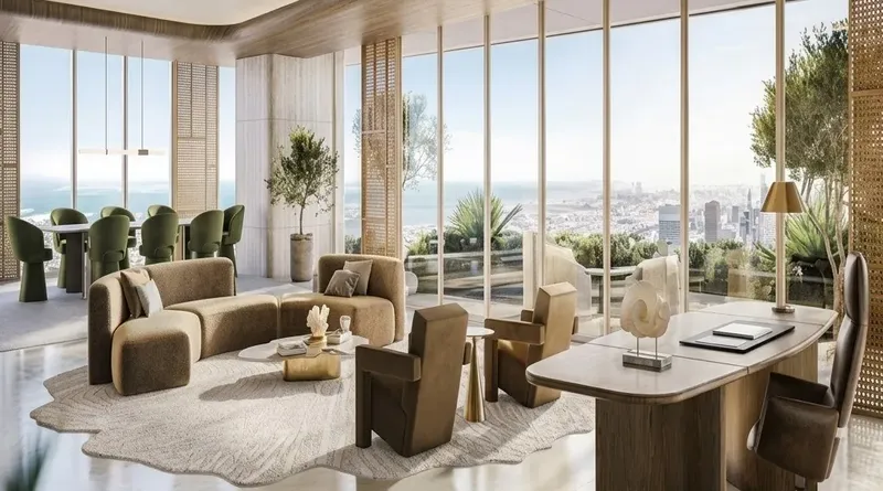 Interior at Christian A. Rockefeller Business Tower in Business Bay Dubai