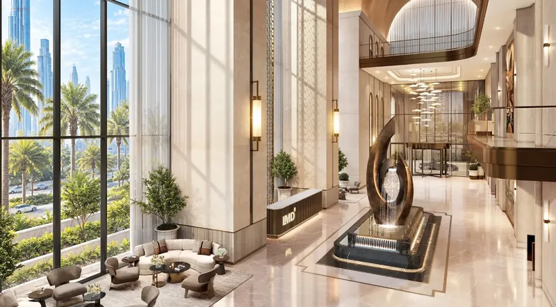 Lobby at Christian A. Rockefeller Business Tower in Business Bay Dubai