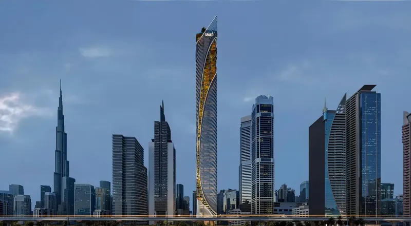 Exterior at Christian A. Rockefeller Business Tower in Business Bay Dubai