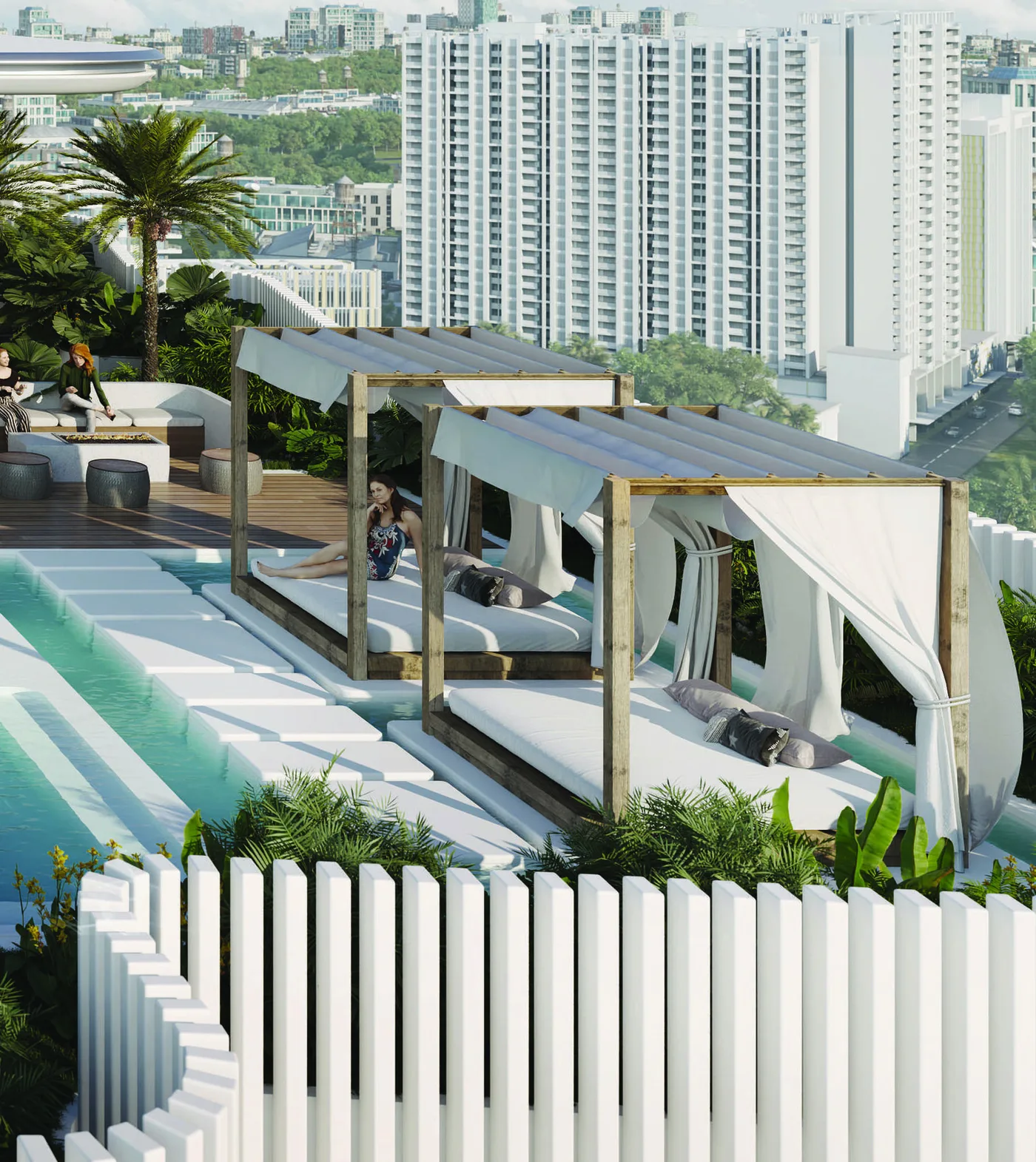 Cabanas amenity image at Cove Edition 2