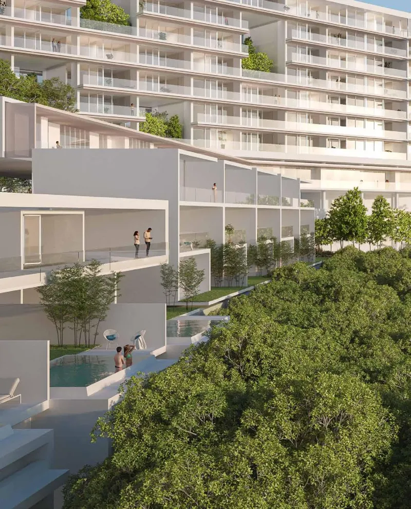 Exterior at Creekside Residence in Al Zorah City Ajman