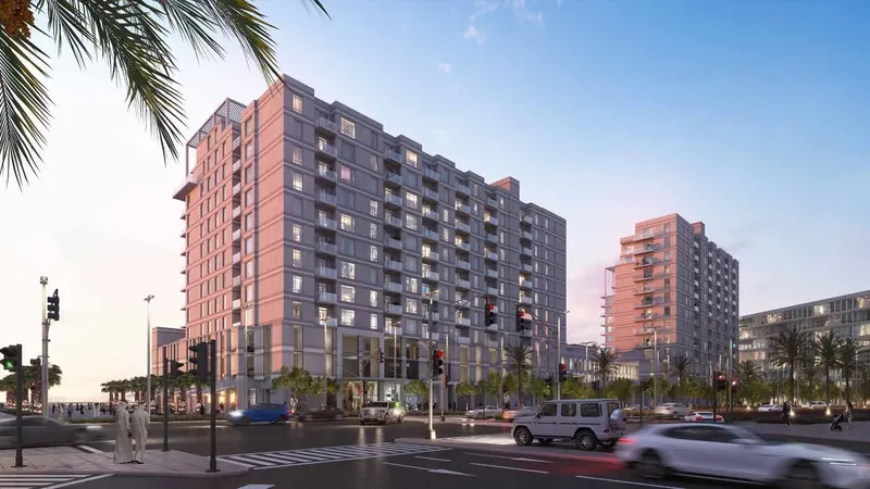 Exterior at Crystal Residences Tower 2 in Maryam Island Sharjah