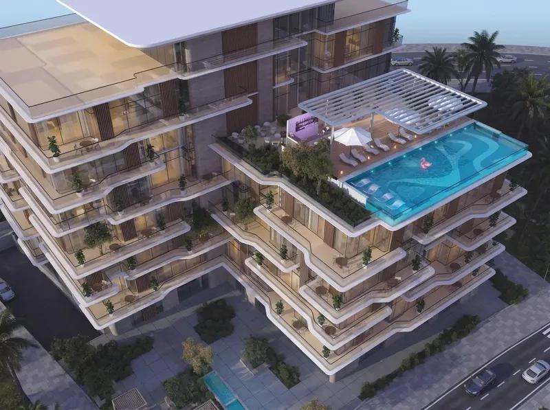Exterior at Dolce Residences by Wyndham in Al Marjan Island Ras Al Khaimah