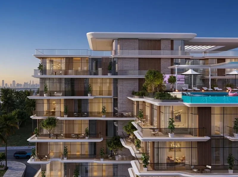 Exterior at Dolce Residences by Wyndham in Al Marjan Island Ras Al Khaimah