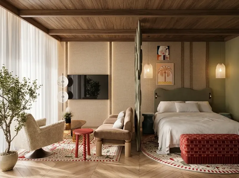 Interior at Dolce Residences by Wyndham in Al Marjan Island Ras Al Khaimah