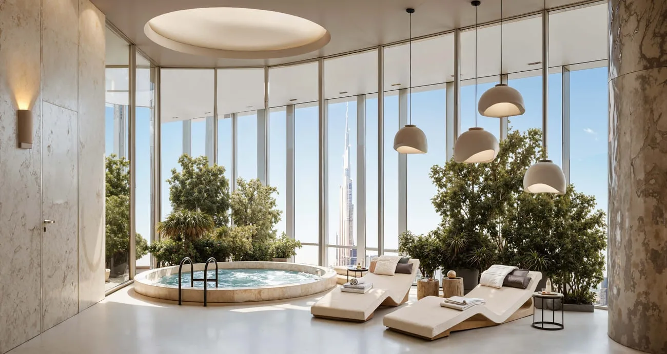 Jacuzzi amenity image at DWTN Residences