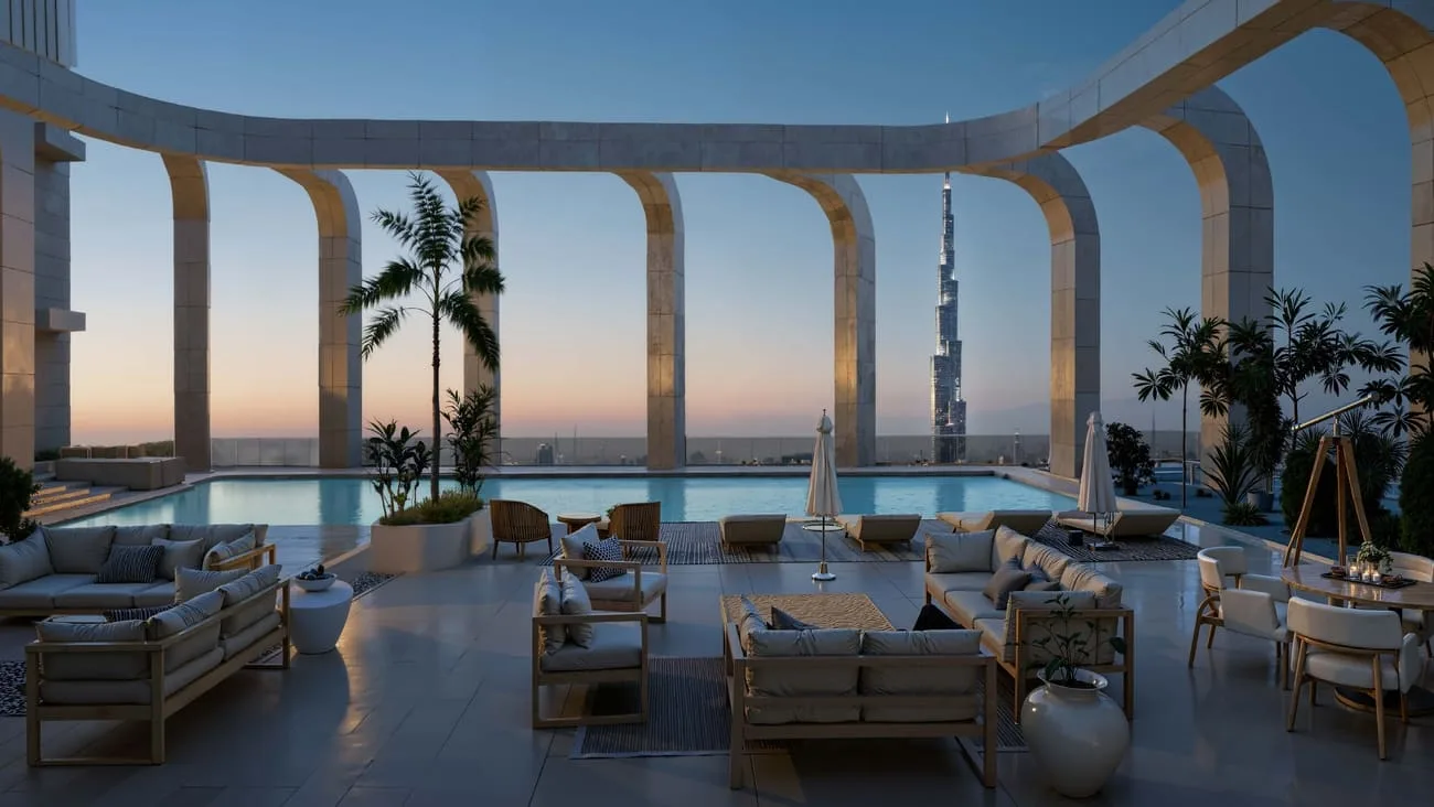 Swimming Pool & Observatory Deck amenity image at DWTN Residences