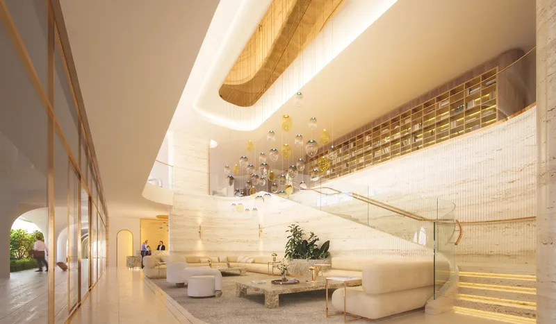 Lobby at Ellington Ocean House in Palm Jumeirah Dubai