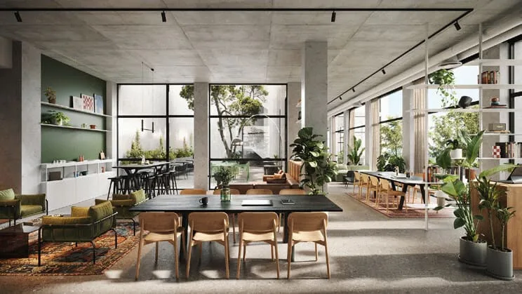 Flex Workspace amenity image at Enta Residences