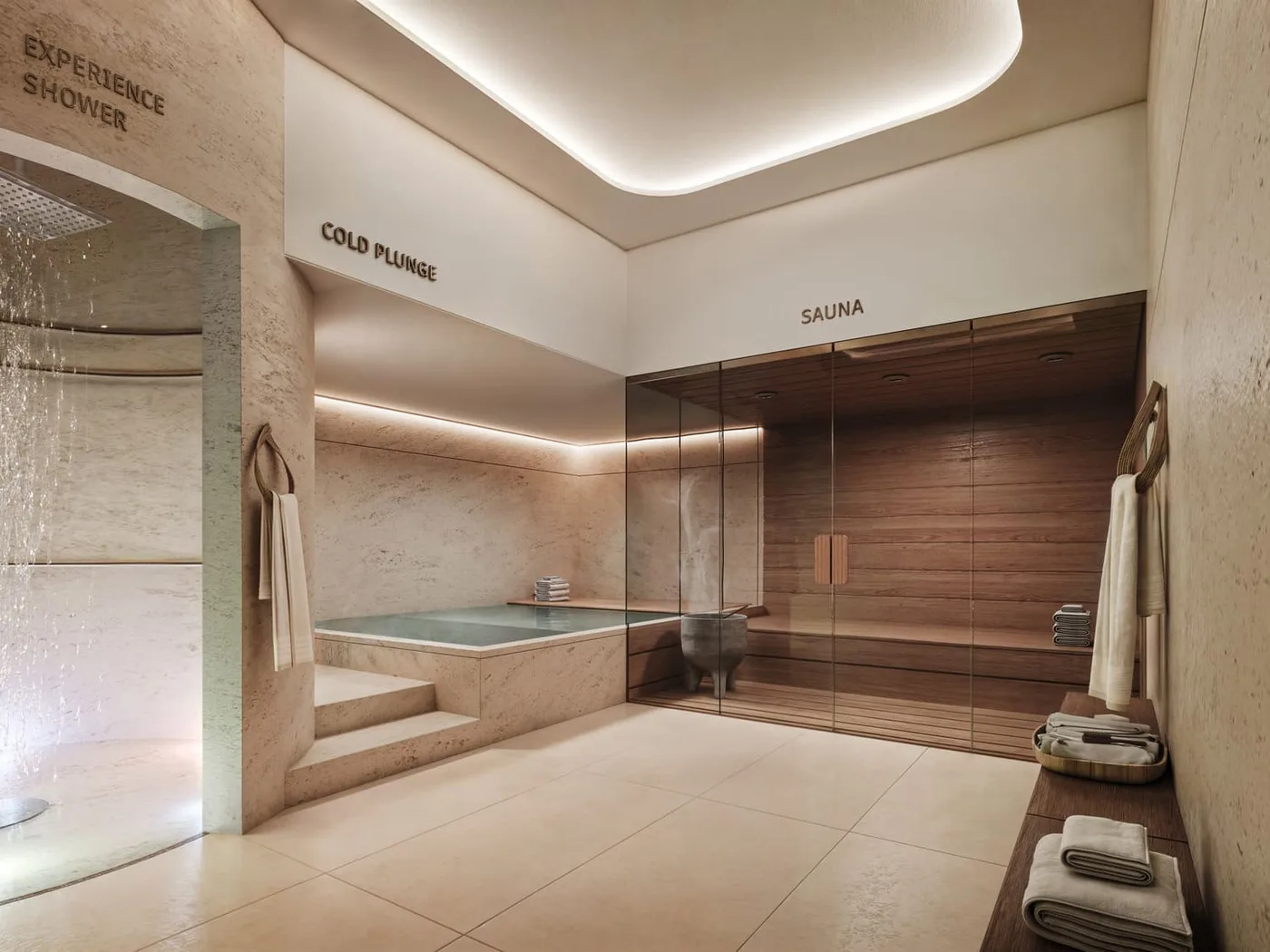 Gender Separated Contrast Therapy amenity image at Esme Beach Residences