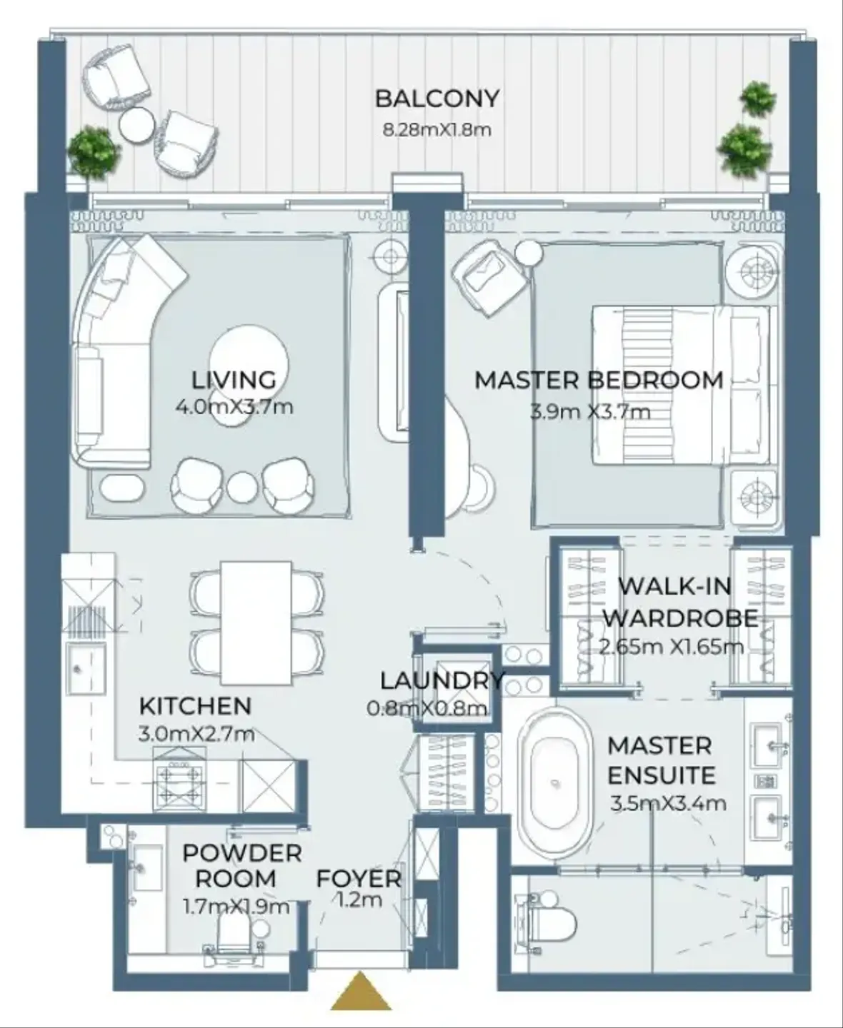 Ardee Developments Fairmont Residences Al Marjan Island floor plan