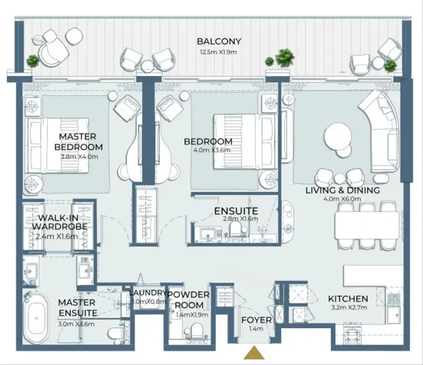 Ardee Developments Fairmont Residences Al Marjan Island floor plan