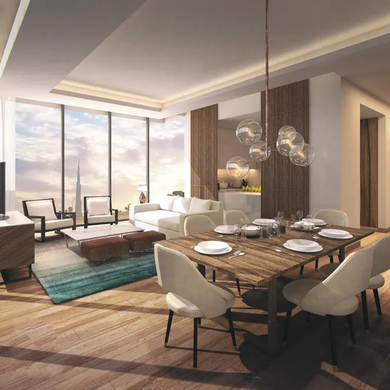 Interior at Gemini Splendor in Sobha Hartland Dubai