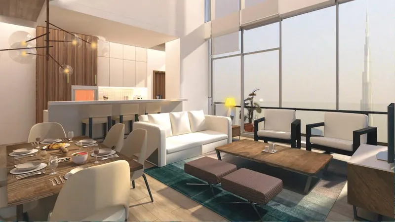 Interior at Gemini Splendor in Sobha Hartland Dubai