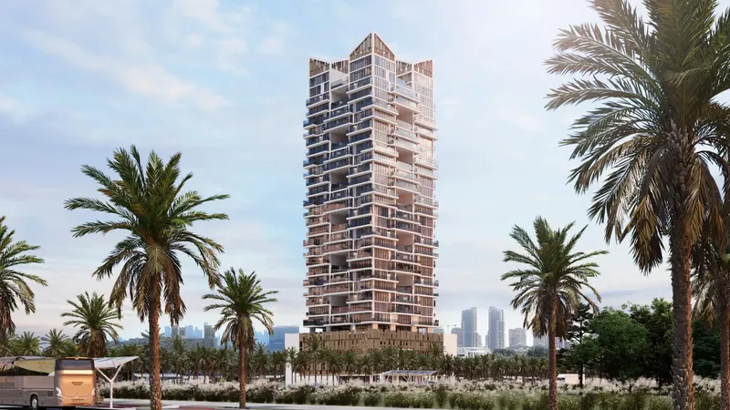 Exterior at Gharbi 2 Residences in JVC (Jumeirah Village Circle) Dubai