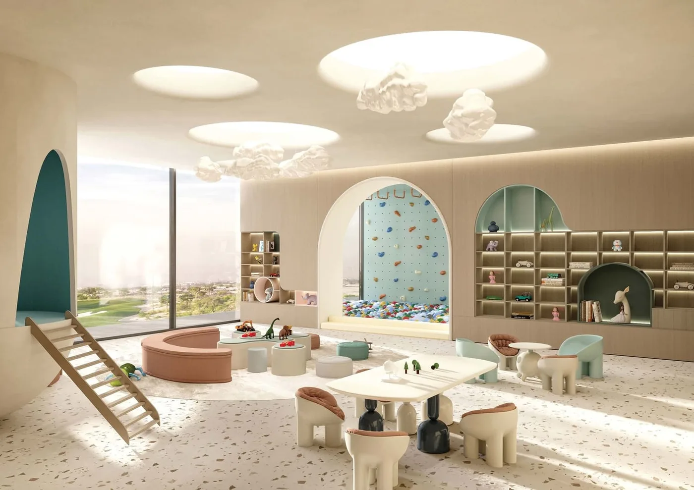 Indoor Kids Play Area amenity image at Golf Place
