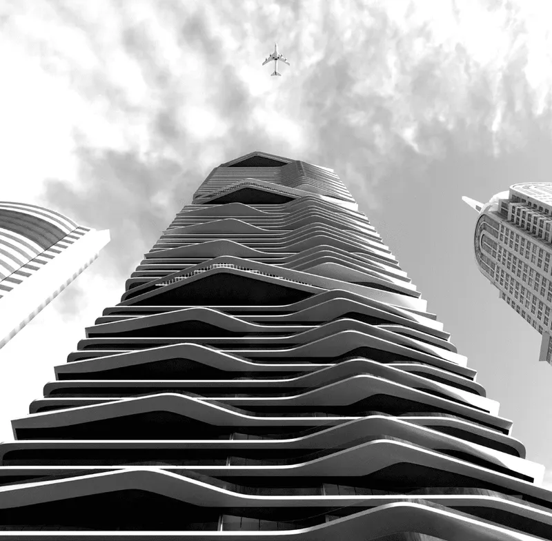 Exterior at Iconic Tower in Dubai Internet City