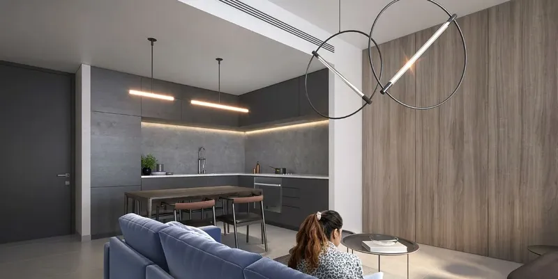 Interior at il teatro Residences 1 and 2 in Muwaileh Commercial Sharjah