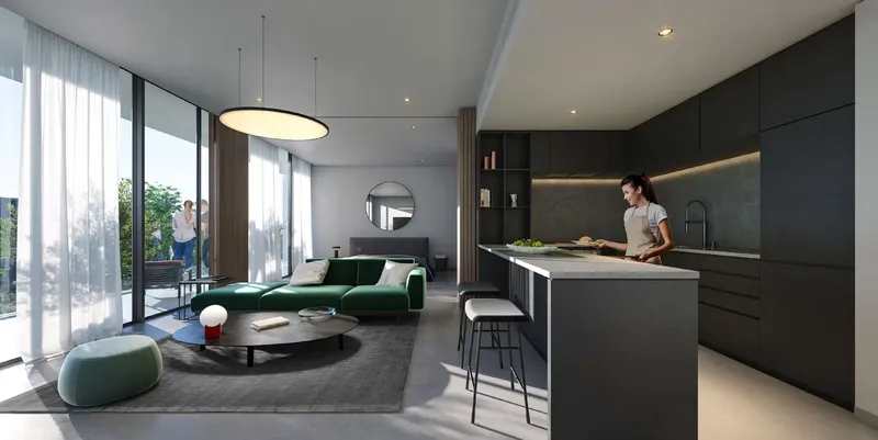 Interior at il teatro Residences 1 and 2 in Muwaileh Commercial Sharjah