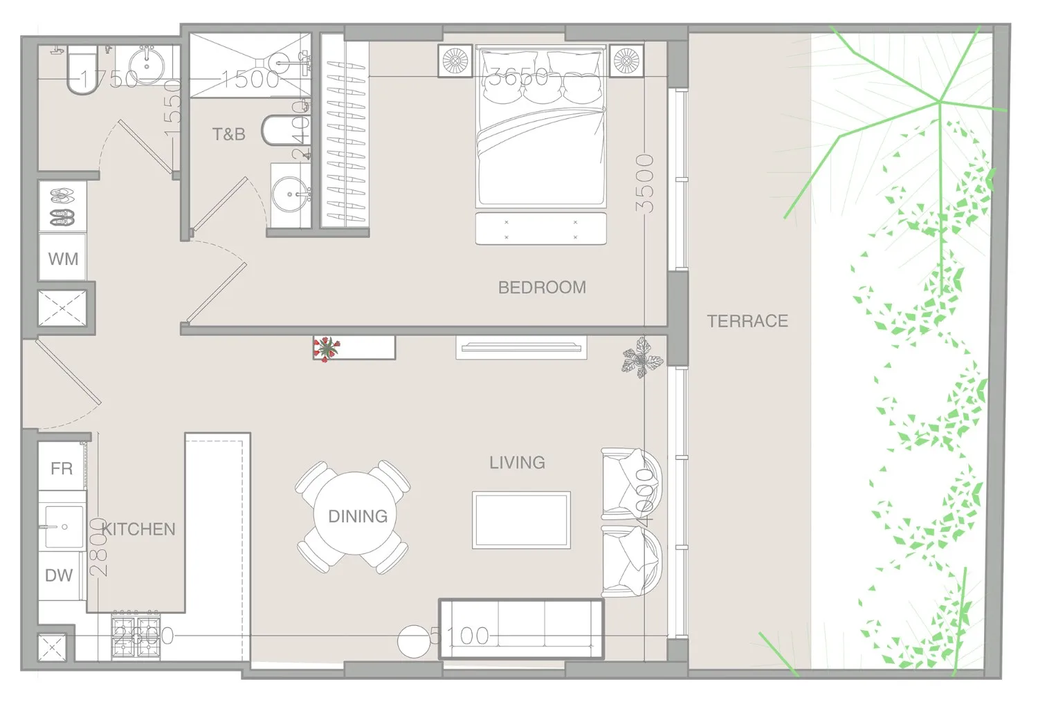 Object 1 IR1DIAN Park floor plan